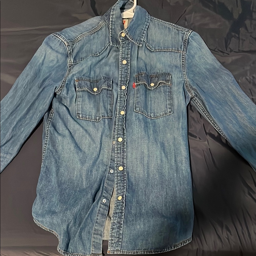 Levi's Classic Blue Button-Up Shirt